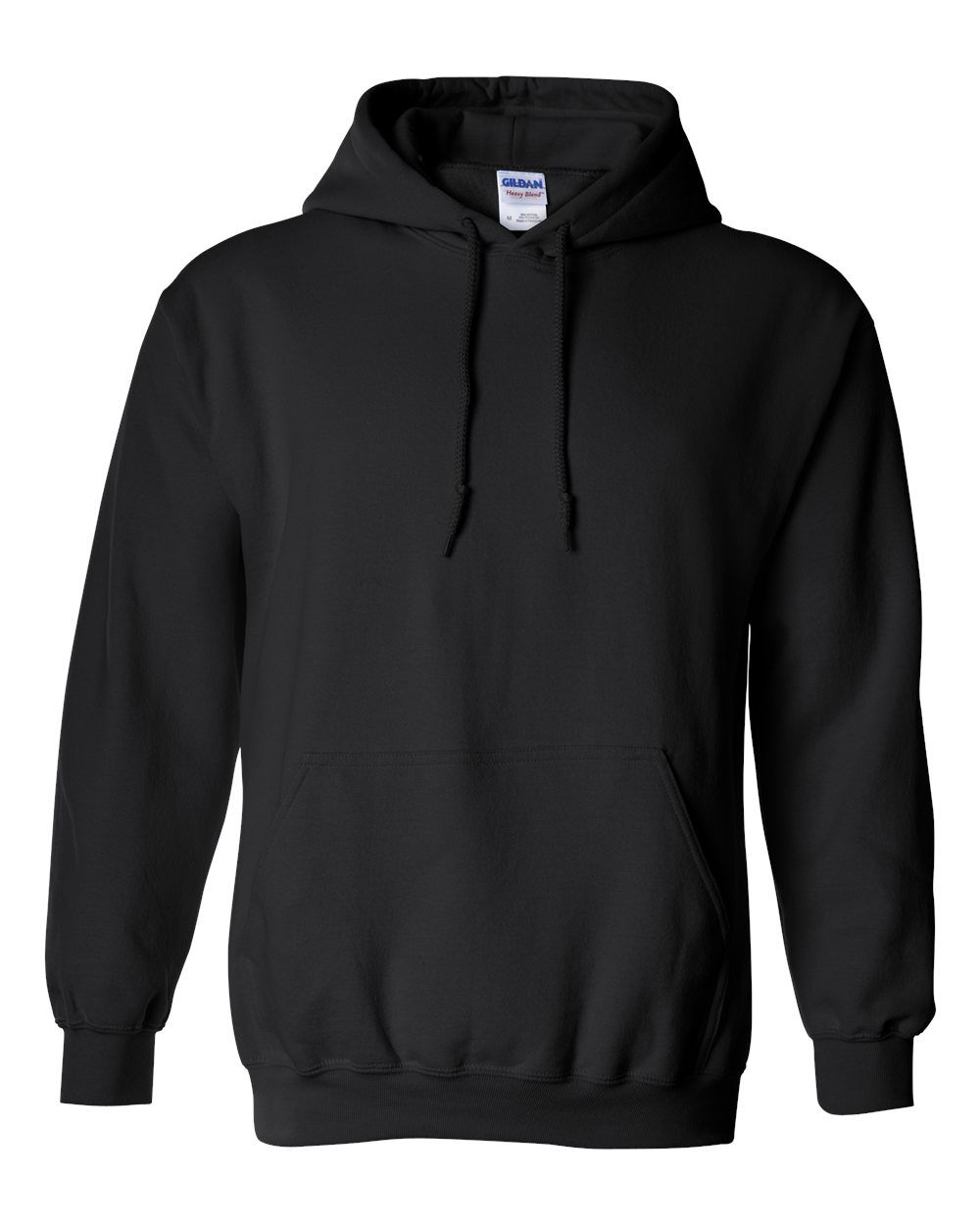 Gildan 18500 Black Heavy Blend Hooded Sweatshirt – Unisex Pullover Hoodie